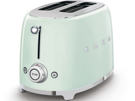 Тостер на 2 ломтика SMEG TSF01PGEU пастельный зеленый