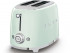 Тостер на 2 ломтика SMEG TSF01PGEU пастельный зеленый