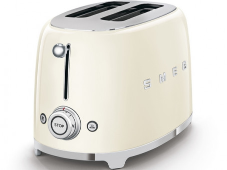 Тостер на 2 ломтика SMEG TSF01CREU кремовый