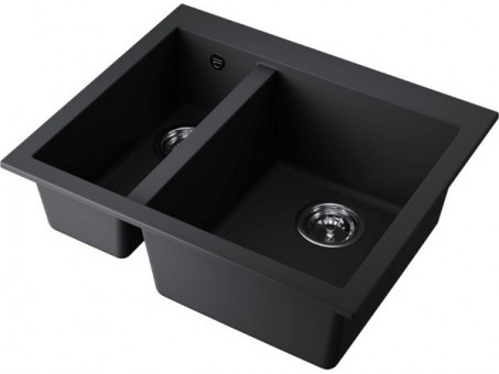Мойка Omoikiri Bosen 59-2-BL Tetogranit/черный (4993149)