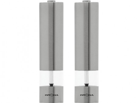 Измельчитель для специй KRONA Salz Pfeffer Inox электрический (2 шт.)